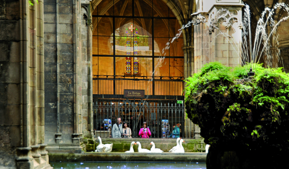 Cloître de la Cathédrale de Barcelone